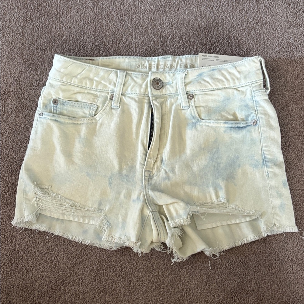 American Eagle Outfitters Light Blue Jean Shorts